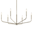 Kichler Lighting 52718NI Brushed Nickel Madden 32 Inch 6 Light Chandelier In Brushed Nickel Image 5
