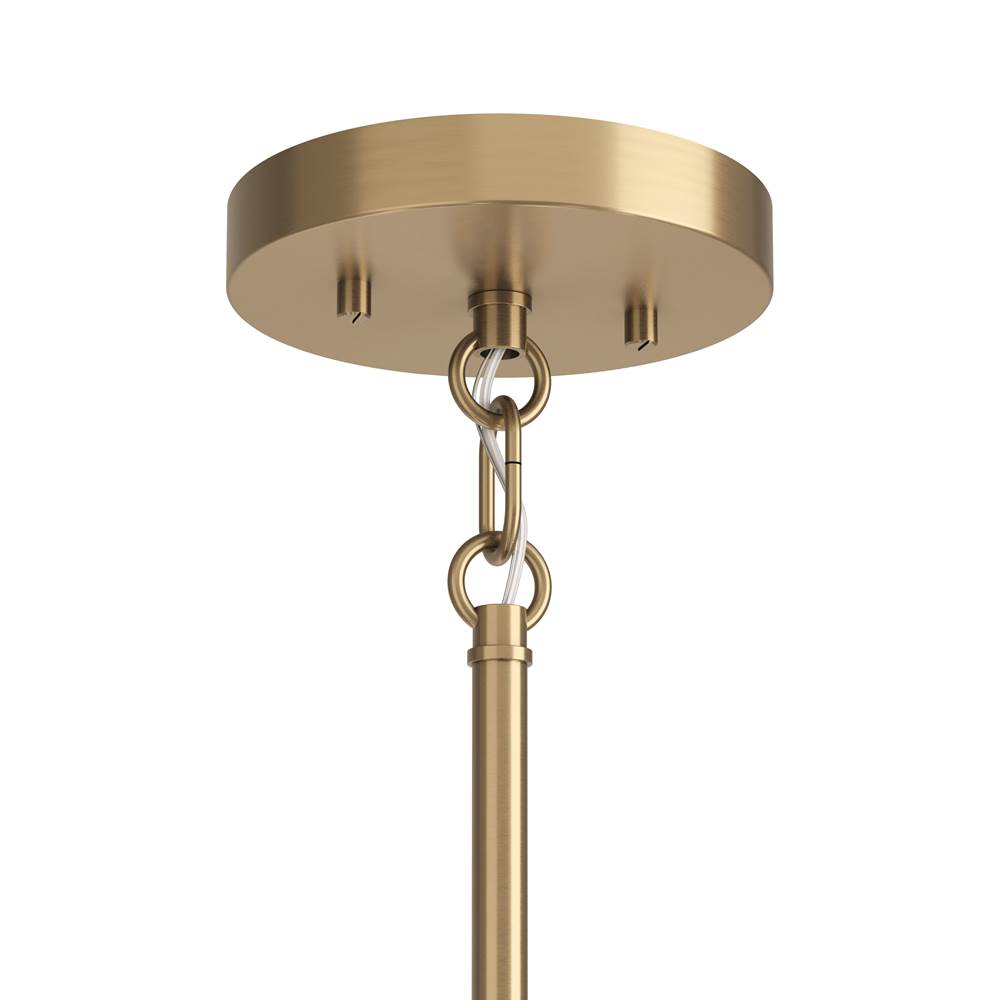 Kichler Lighting 52719CPZ Champagne Bronze Madden 38 Inch 6 Light Chandelier In Champagne Bronze Image 6