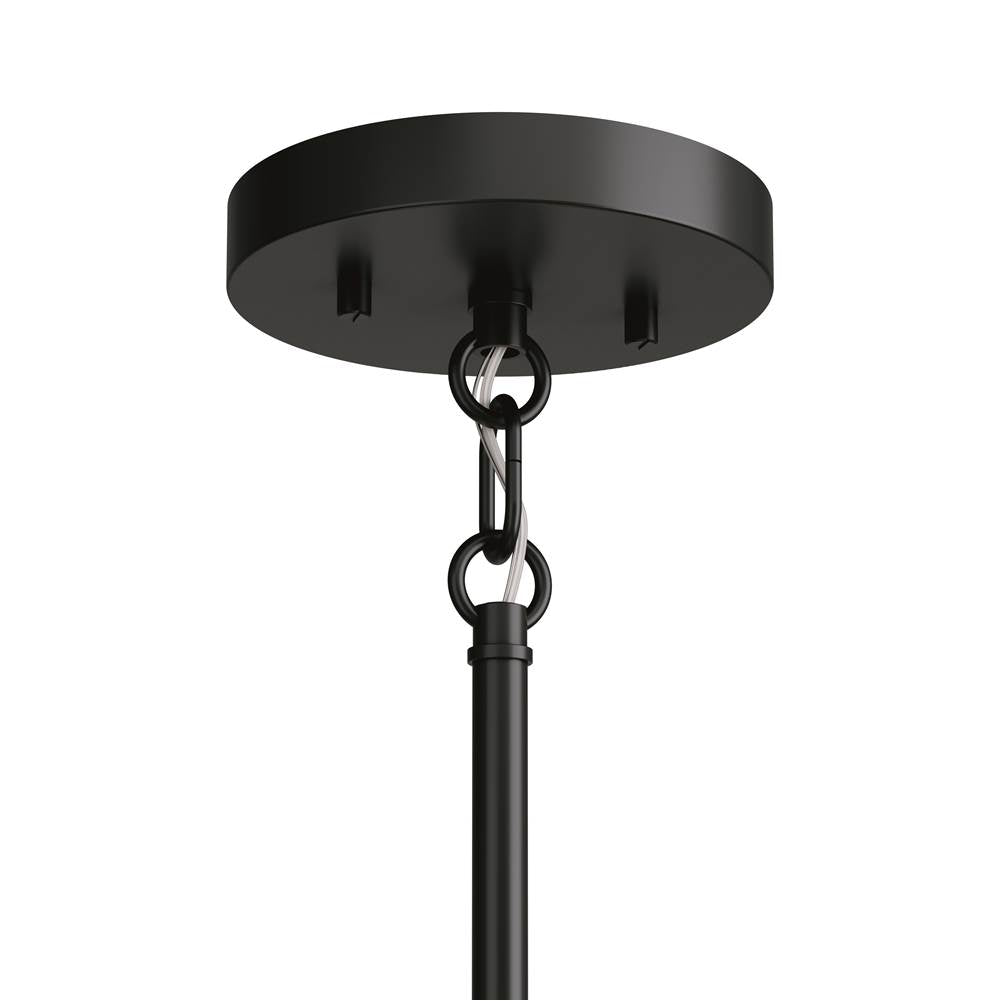 Kichler Lighting 52720BK Black Madden 32 Inch 9 Light 2-tier Chandelier In Black Image 5