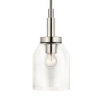 Kichler Lighting 52725CH Chrome Madden 15 Inch 1 Light Mini Pendant With Clear Glass In Chrome Image 3