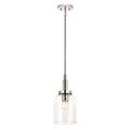 Kichler Lighting 52725CH Chrome Madden 15 Inch 1 Light Mini Pendant With Clear Glass In Chrome Image 1
