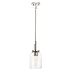 Kichler Lighting 52725CH Chrome Madden 15 Inch 1 Light Mini Pendant With Clear Glass In Chrome Image 1