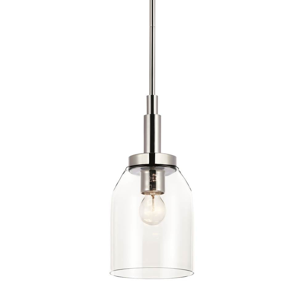 Kichler Lighting Madden 15 Inch 1 Light Mini Pendant With Clear Glass In Chrome