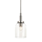 Kichler Lighting Madden 15 Inch 1 Light Mini Pendant With Clear Glass In Chrome