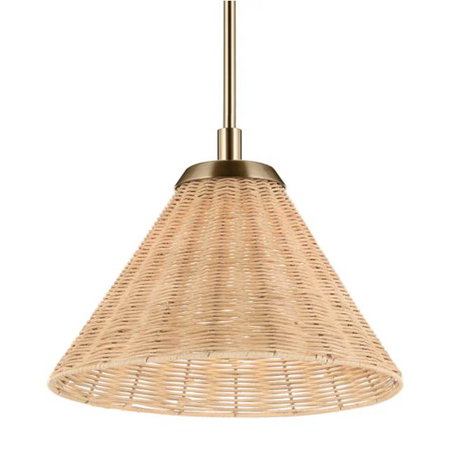 Kichler Lighting 52728CPZ Champagne Bronze Pendant/semi Flush 1lt Image 1