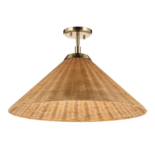 Kichler Lighting 52730CPZ Champagne Bronze Pendant/semi Flush 1lt Image 3