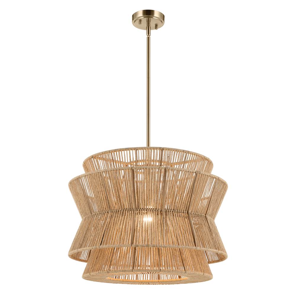 Kichler Lighting 52734CPZ Champagne Bronze Pendant 1lt Image 1