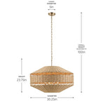 Kichler Lighting 52744CPZ Champagne Bronze Pendant 4lt Image 3