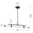Kichler Lighting Riven Linear Chandelier Extra Large