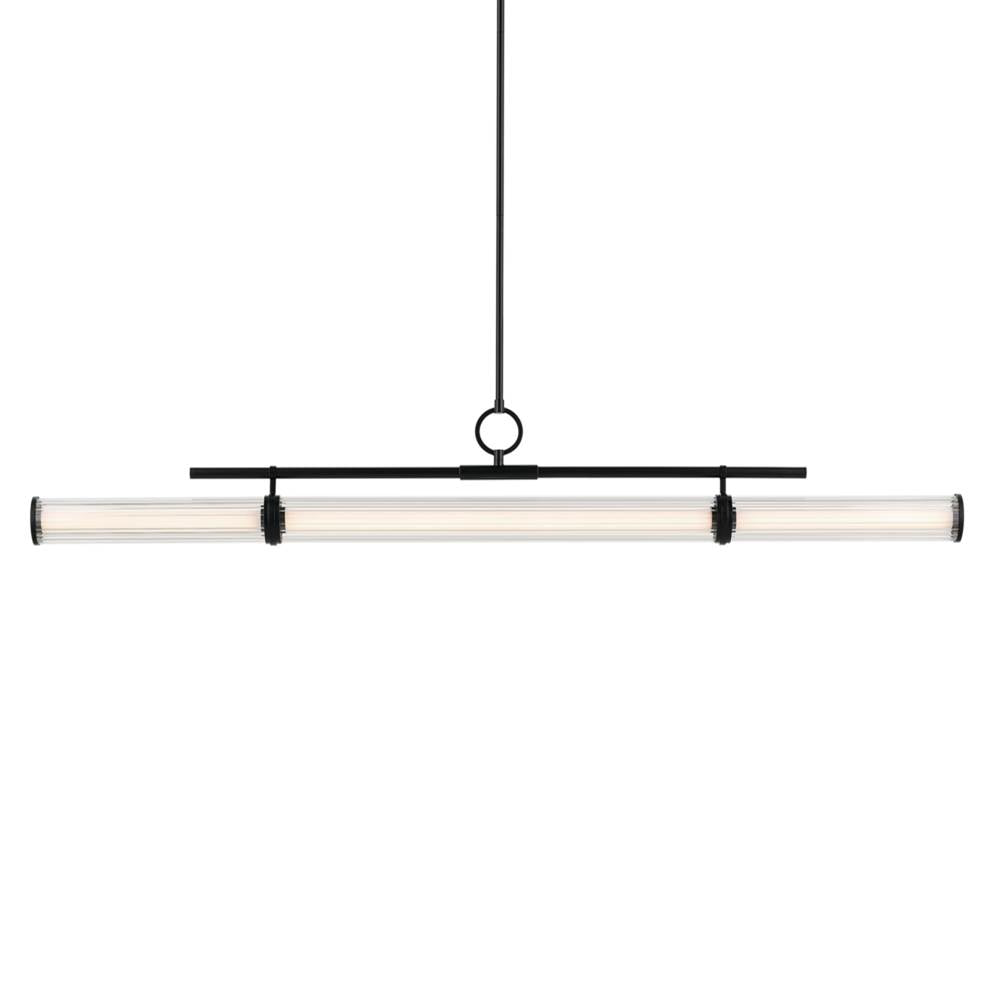 Kichler Lighting 52754BKLED Black Linear Chandelier Extra Large Image 1