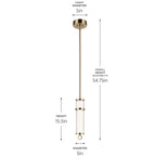 Kichler Lighting 52755CPZLED Champagne Bronze Mini Pendant 1lt Image 2
