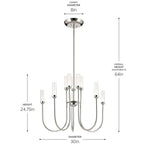 Kichler Lighting Moraine Chandelier Large Multi Tier 10lt