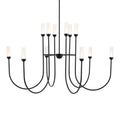 Kichler Lighting 52758BKLED Black Chandelier Extra Large Multi Tier 12lt Image 1