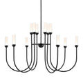 Kichler Lighting 52759BKLED Black Chandelier Extra Large Multi Tier 12lt Image 1