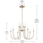 Kichler Lighting Moraine Chandelier Extra Large Multi Tier 12lt