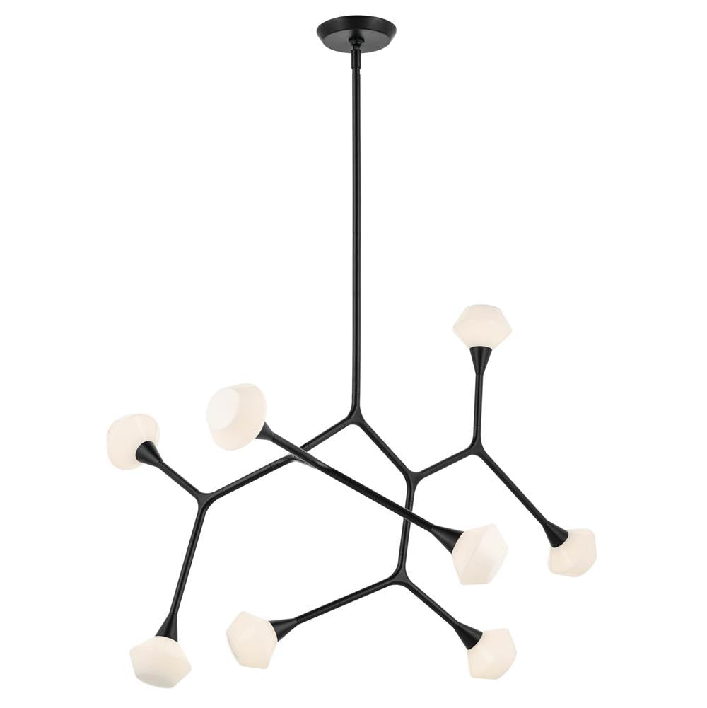 Kichler Lighting 52763BK Black Chandelier Extra Large 8lt Image 1