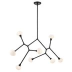 Kichler Lighting 52764BK Black Chandelier Extra Large 8lt Image 1