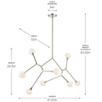 Kichler Lighting 52764PN Polished Nickel Chandelier Extra Large 8lt Image 2