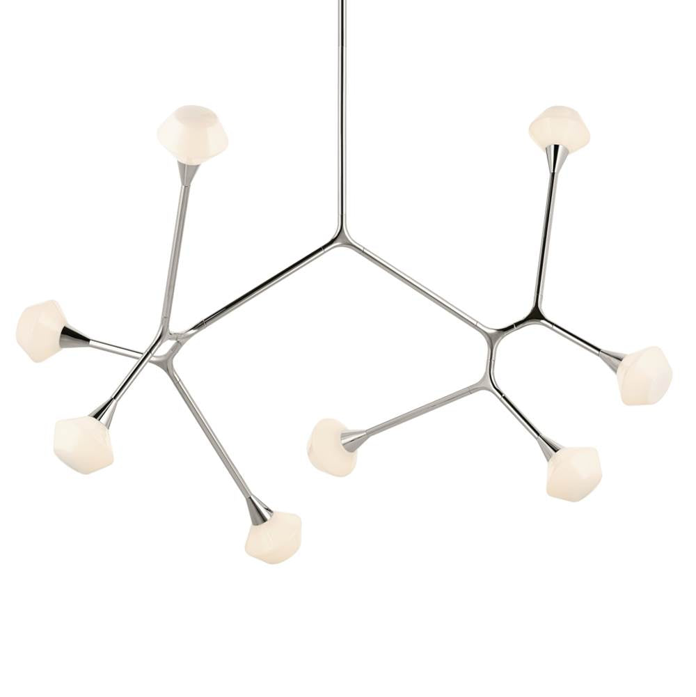 Kichler Lighting 52764PN Polished Nickel Chandelier Extra Large 8lt Image 4