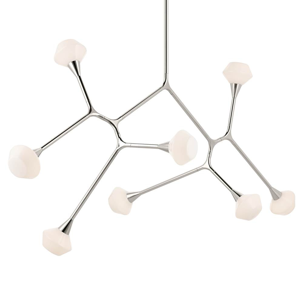 Kichler Lighting 52764PN Polished Nickel Chandelier Extra Large 8lt Image 3
