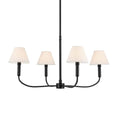 Kichler Lighting 52766BK Black Chandelier Medium 4lt Image 1