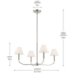 Kichler Lighting Eadie Chandelier Medium 4lt
