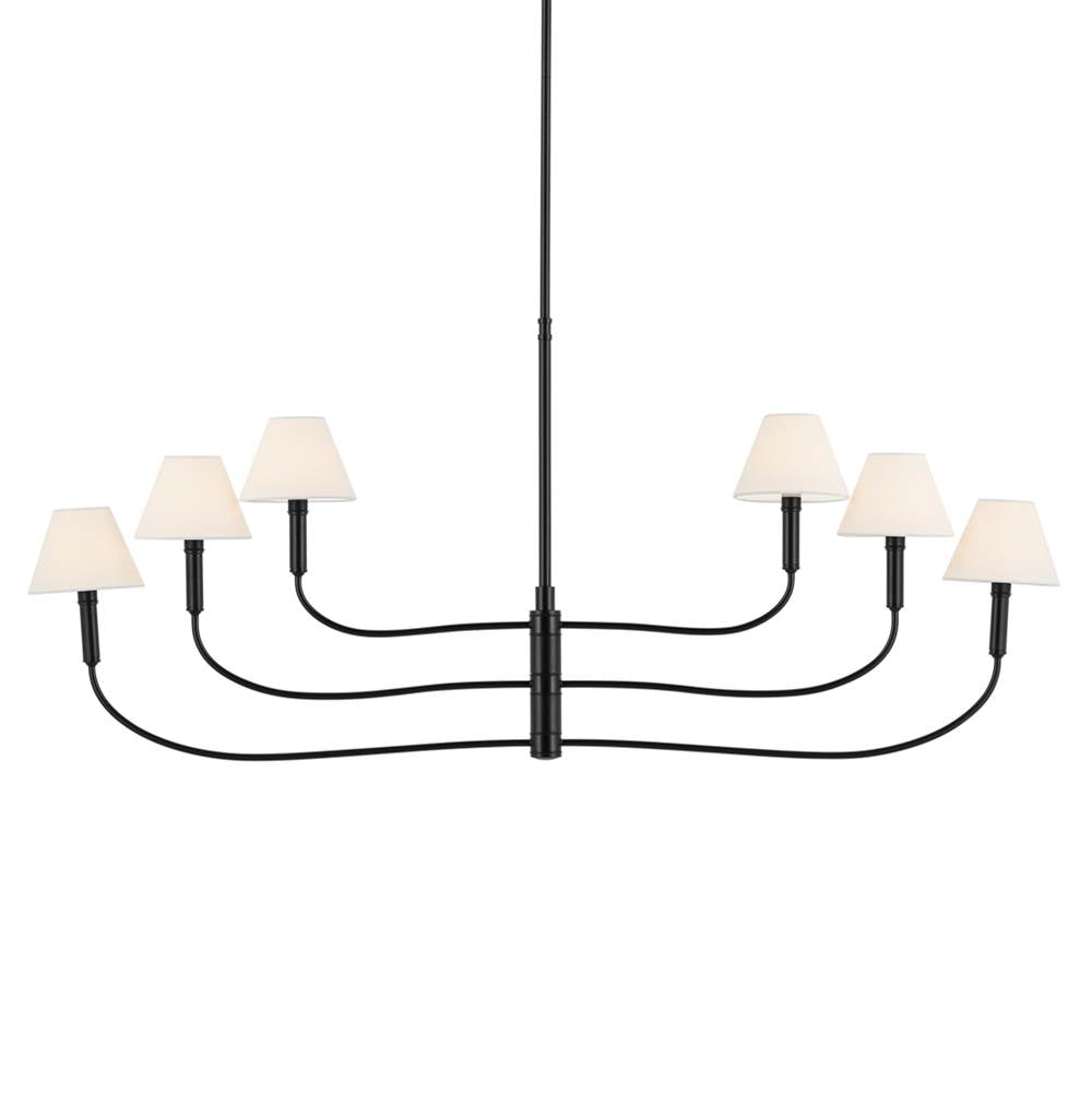Kichler Lighting 52768BK Black Chandelier Extra Large Multi Tier 6lt Image 1