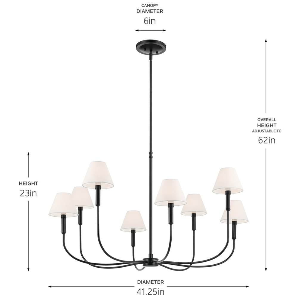 Kichler Lighting Eadie Chandelier Large 8lt