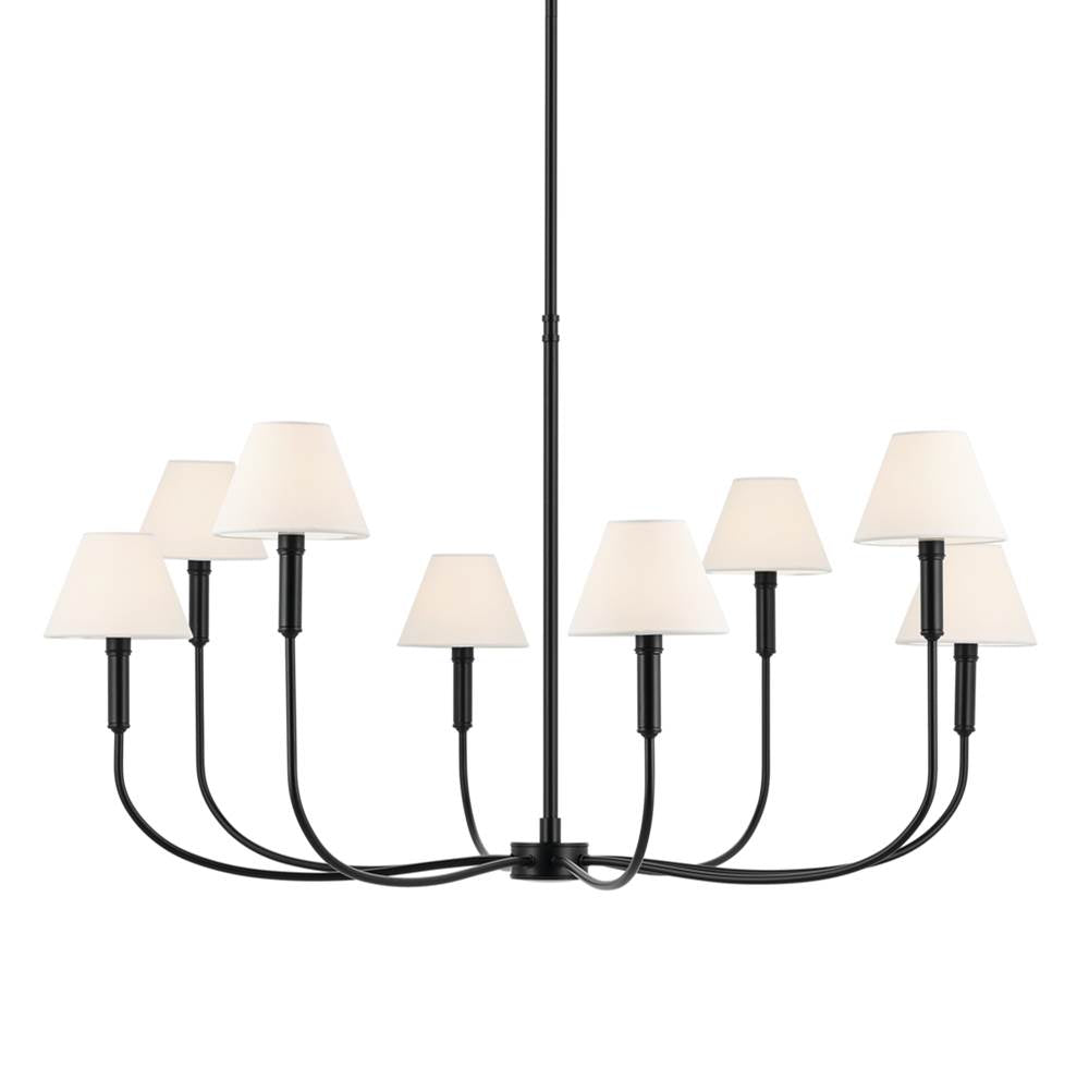 Kichler Lighting 52769BK Black Chandelier Large 8lt Image 1