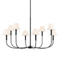 Kichler Lighting 52769BK Black Chandelier Large 8lt Image 1