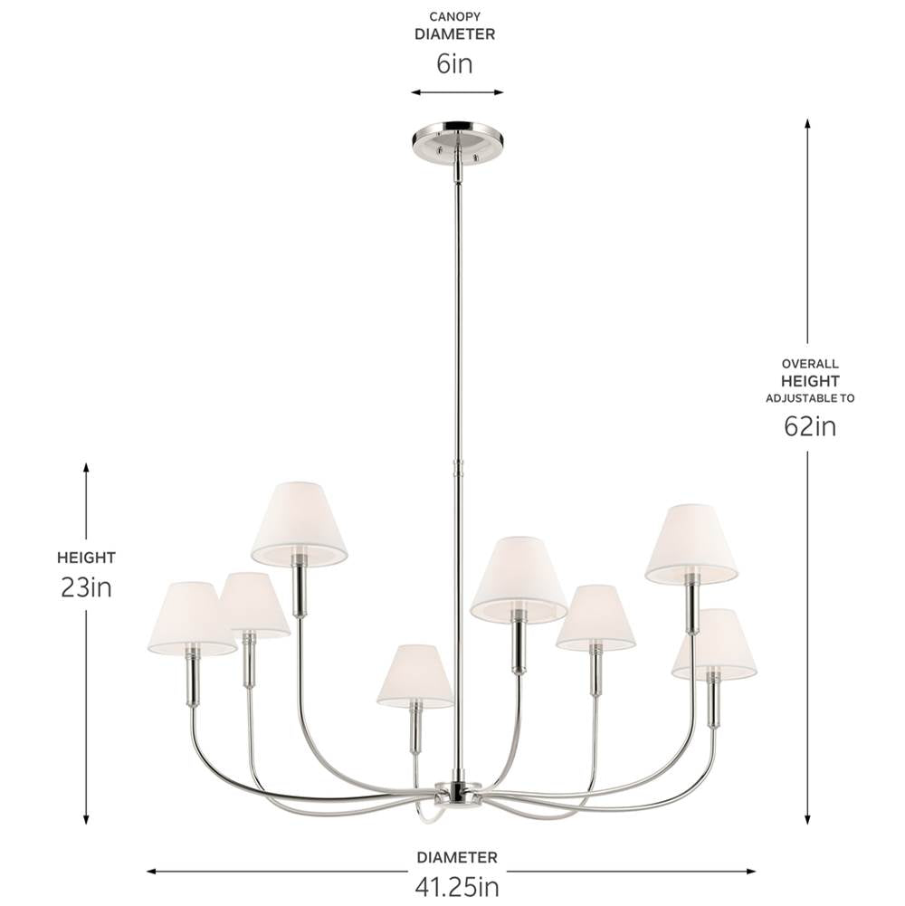 Kichler Lighting Eadie Chandelier Large 8lt