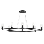 Kichler Lighting Harpin Oval Chandelier 8lt