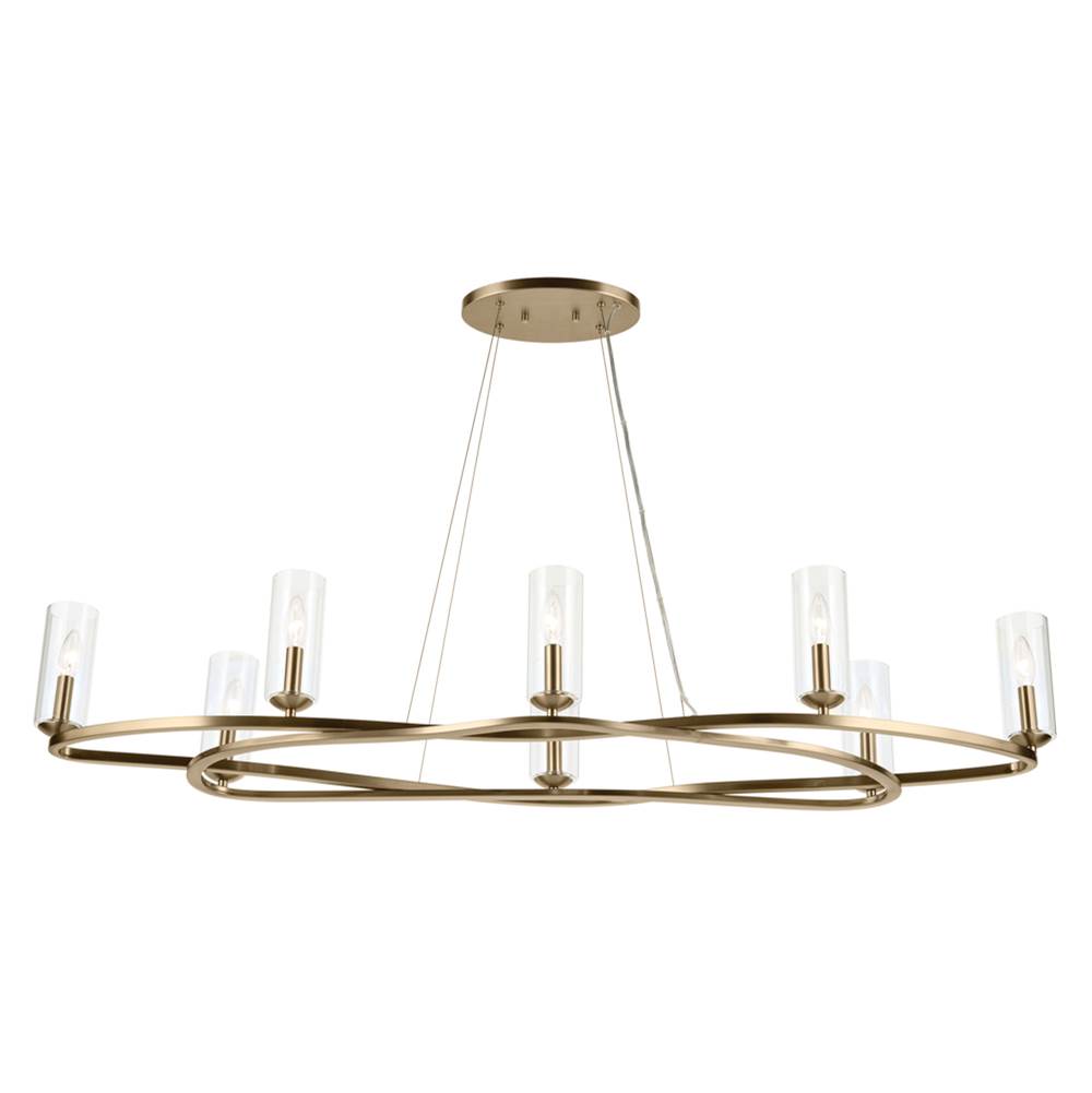 Kichler Lighting Harpin Oval Chandelier 8lt