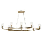 Kichler Lighting Harpin Oval Chandelier 8lt