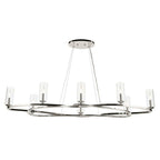 Kichler Lighting Harpin Oval Chandelier 8lt