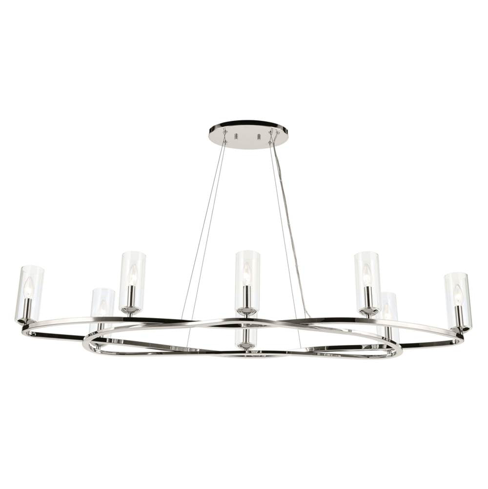 Kichler Lighting Harpin Oval Chandelier 8lt