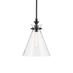 Kichler Lighting 52774BKCLR Black Pendant Medium 1lt Image 1