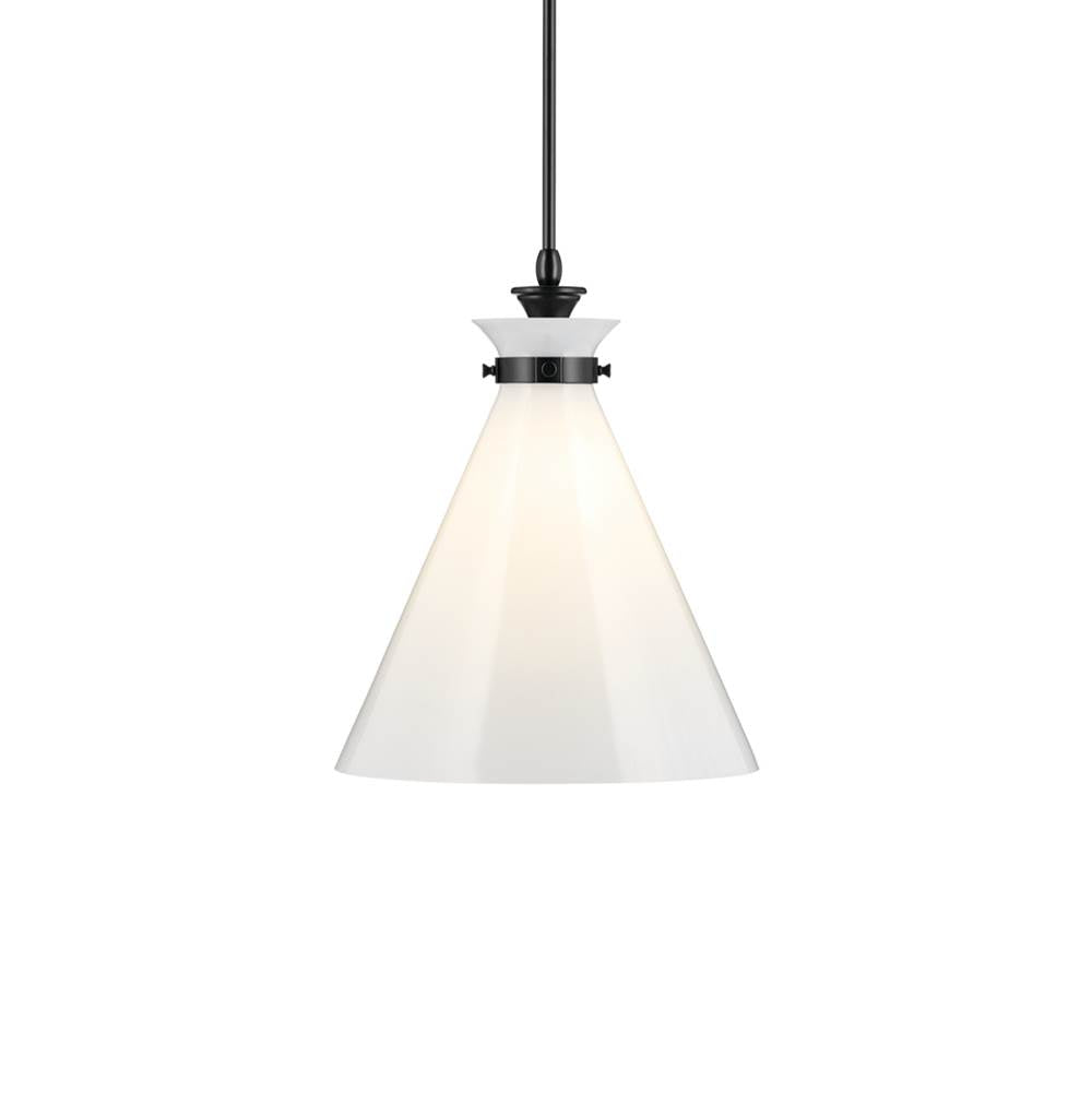 Kichler Lighting 52775BK Black Pendant Medium 1lt Image 1