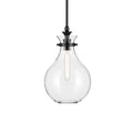 Kichler Lighting 52776BKCLR Black Pendant Medium 1lt Image 1