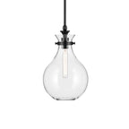 Kichler Lighting 52776BKCLR Black Pendant Medium 1lt Image 1