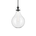 Kichler Lighting 52777BKCLR Black Pendant Medium 1lt Image 1