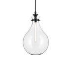 Kichler Lighting 52777BKCLR Black Pendant Medium 1lt Image 1