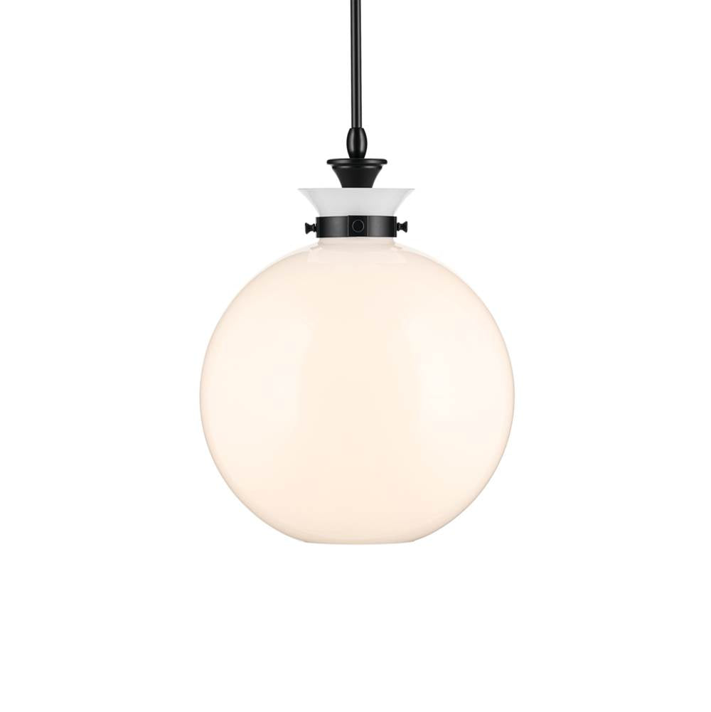 Kichler Lighting 52779BK Black Pendant Large 1lt Image 1