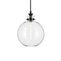 Kichler Lighting 52779BKCLR Black Pendant Large 1lt Image 1