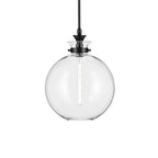 Kichler Lighting 52779BKCLR Black Pendant Large 1lt Image 1
