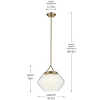 Kichler Lighting Nella Pendant Large 1lt