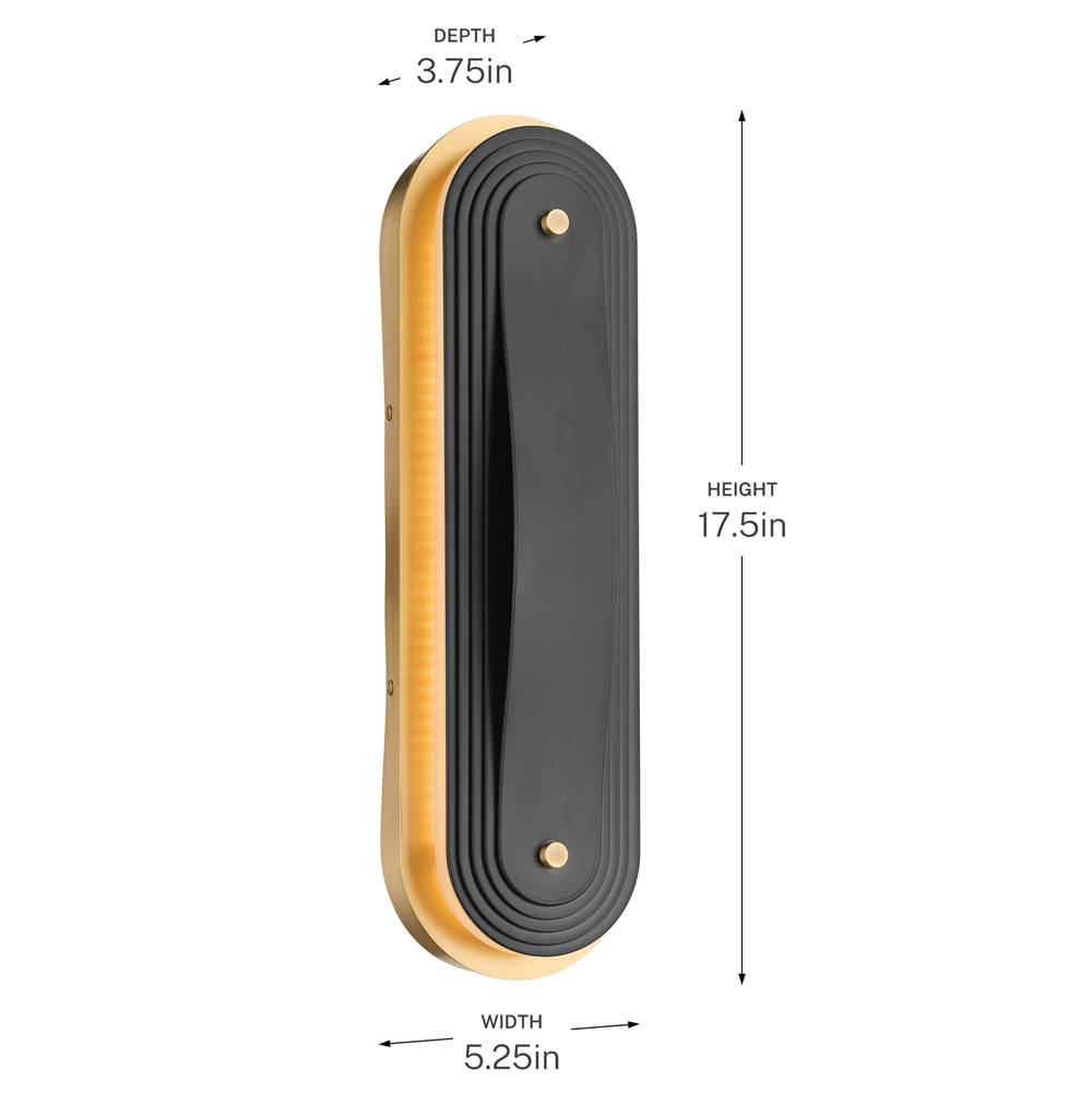Kichler Lighting 52810LBRLED  Wall Sconce Led Image 5