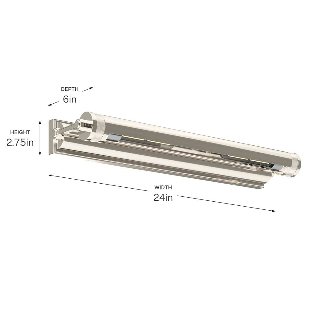Kichler Lighting 52815PN Polished Nickel Picture Light 2lt Image 2