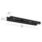 Kichler Lighting 52816BK Black Picture Light 3lt Image 2