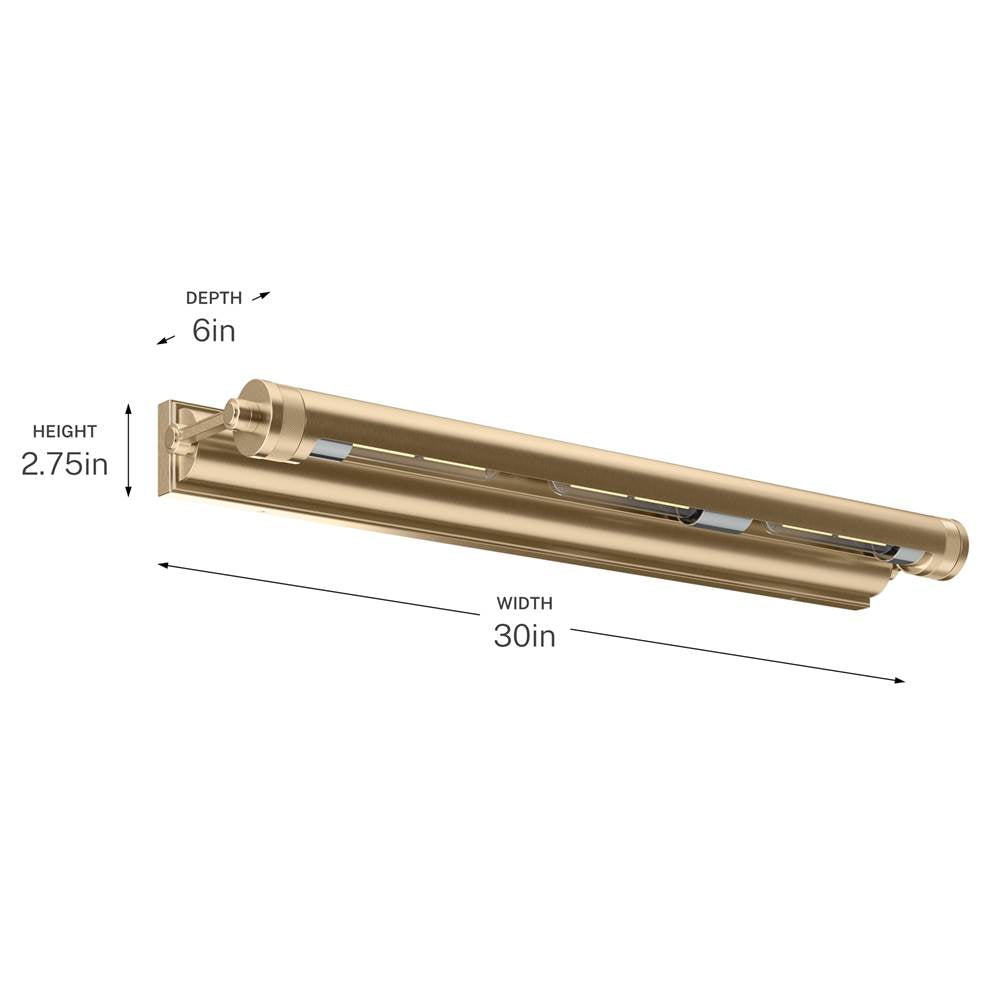 Kichler Lighting 52816CPZ Champagne Bronze Picture Light 3lt Image 2